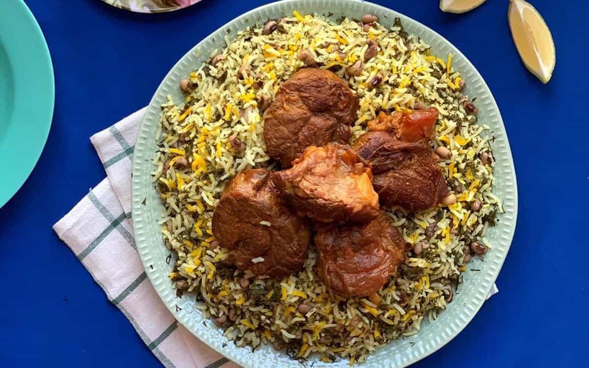 مواد لازم و آموزش لوبیا پلو با لوبیا چشم بلبلی برای 2 یا 4 یا 6 نفر | تناسب ساده مواد لازم و آموزش لوبیا پلو با لوبیا چشم بلبلی برای 2 یا 4 یا 6 نفر | تناسب ساده