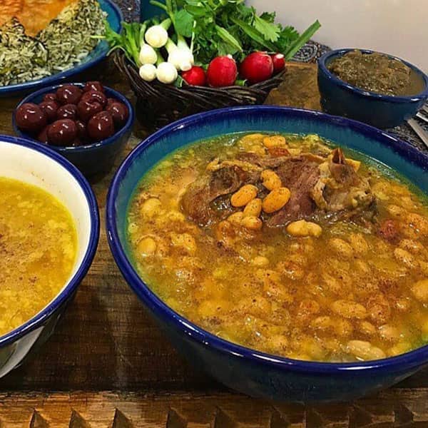 مواد لازم و آموزش لوبیا گوشت برای 2 یا 4 یا 6 نفر | تناسب ساده