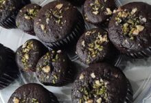 مواد لازم و آموزش مافین شکلاتی خانگی (مرحله به مرحله)