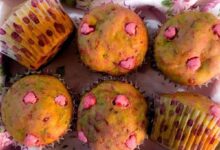 مواد لازم و آموزش مافین لبو خانگی (مرحله به مرحله)
