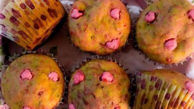 مواد لازم و آموزش مافین لبو خانگی (مرحله به مرحله)