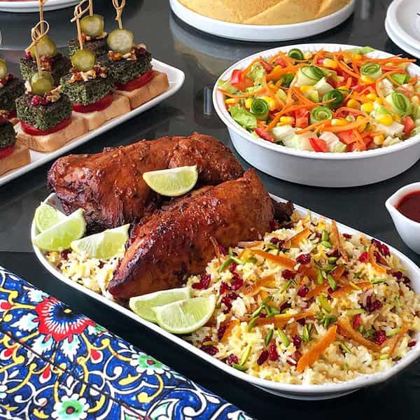 مواد لازم و آموزش مرغ لیمو فلفلی برای 2 یا 4 یا 6 نفر | تناسب ساده