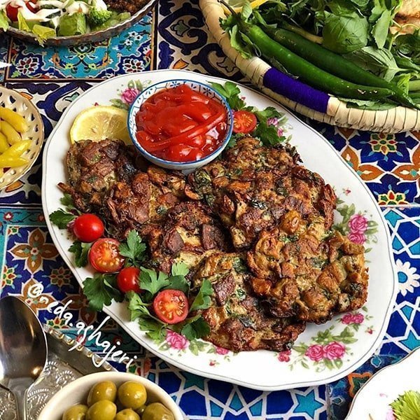 مواد لازم و آموزش موجور بادمجان برای 2 یا 4 یا 6 نفر | تناسب ساده