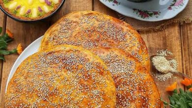 مواد لازم و آموزش نان آچما ارده خانگی (مرحله به مرحله)