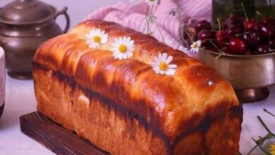 مواد لازم و آموزش نان استروسل آلمانی خانگی (مرحله به مرحله)