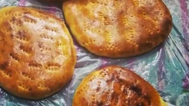 مواد لازم و آموزش نان بادله کوه خانگی (مرحله به مرحله)