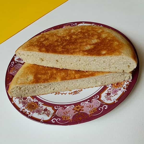 مواد لازم و آموزش نان تابه ای خانگی (مرحله به مرحله)