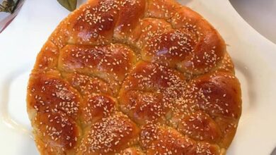 مواد لازم و آموزش نان تالو خانگی (مرحله به مرحله)