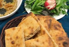 مواد لازم و آموزش نان سنگک خانگی (مرحله به مرحله)