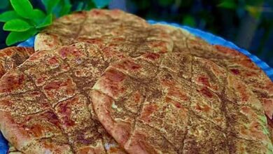 مواد لازم و آموزش نان مریخی خانگی (مرحله به مرحله)
