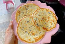 مواد لازم و آموزش نان ملاقه ای خانگی (مرحله به مرحله)