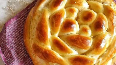 مواد لازم و آموزش نان پاسکالیا خانگی (مرحله به مرحله)