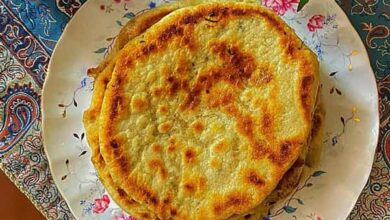 مواد لازم و آموزش نان پرانا خانگی (مرحله به مرحله)