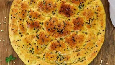 مواد لازم و آموزش نان پیاز داغ خانگی (مرحله به مرحله)
