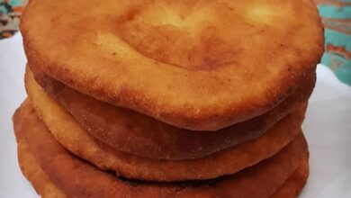 مواد لازم و آموزش نان چمچمو خانگی (مرحله به مرحله)