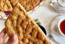مواد لازم و آموزش نان گرده بوشهری خانگی (مرحله به مرحله)