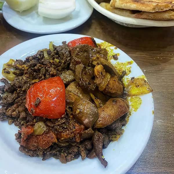 مواد لازم و آموزش واویشکا دل و جگر برای 2 یا 4 یا 6 نفر | تناسب ساده