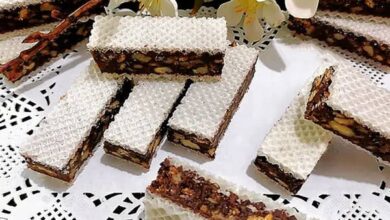 مواد لازم و آموزش ویفر موکا خانگی (مرحله به مرحله)
