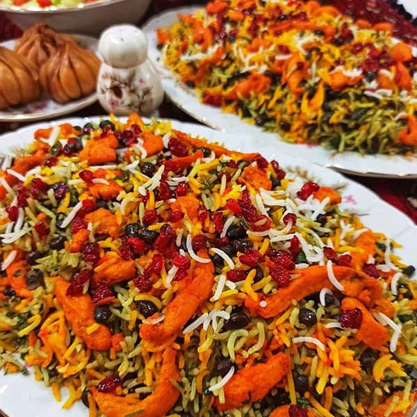 مواد لازم و آموزش پلو لوبیا سیاه با مرغ برای 2 یا 4 یا 6 نفر | تناسب ساده مواد لازم و آموزش پلو لوبیا سیاه با مرغ برای 2 یا 4 یا 6 نفر | تناسب ساده
