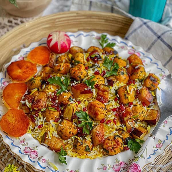 مواد لازم و آموزش پلو مخلوط با قلقلی مرغ برای 2 یا 4 یا 6 نفر | تناسب ساده مواد لازم و آموزش پلو مخلوط با قلقلی مرغ برای 2 یا 4 یا 6 نفر | تناسب ساده
