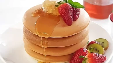 مواد لازم و آموزش پنکیک خانگی خانگی (مرحله به مرحله)