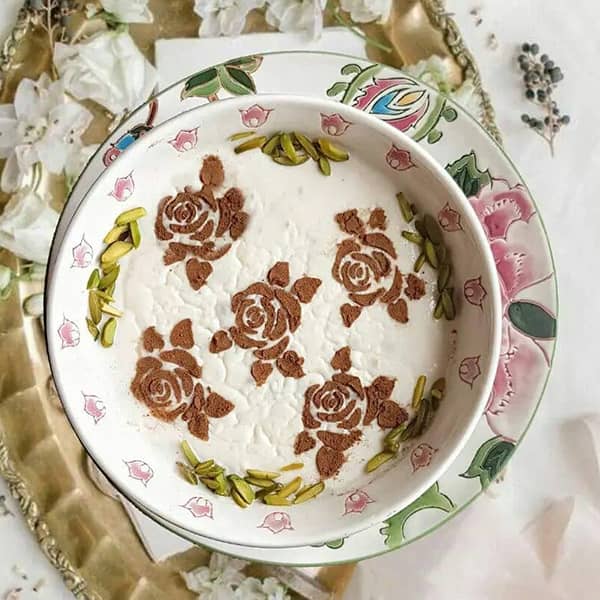 مواد لازم و آموزش پودینگ گندم برای 2 یا 4 یا 6 نفر | تناسب ساده