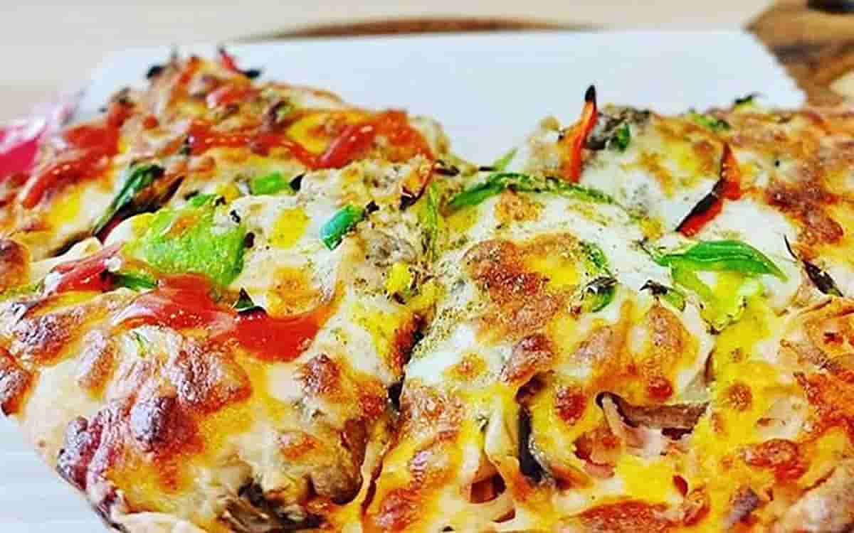 مواد لازم و آموزش پیتزا مرغ تابه ای برای 2 یا 4 یا 6 نفر | تناسب ساده مواد لازم و آموزش پیتزا مرغ تابه ای برای 2 یا 4 یا 6 نفر | تناسب ساده