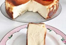مواد لازم و آموزش چیز کیک سن سباستین خانگی (مرحله به مرحله)