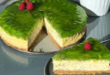 مواد لازم و آموزش چیز کیک کیوی خانگی (مرحله به مرحله)