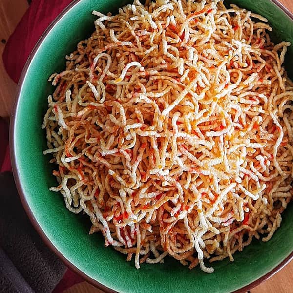 مواد لازم و آموزش چیپس ماکارونی برای 2 یا 4 یا 6 نفر | تناسب ساده مواد لازم و آموزش چیپس ماکارونی برای 2 یا 4 یا 6 نفر | تناسب ساده