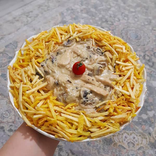 مواد لازم و آموزش چیکن استراگانف برای 2 یا 4 یا 6 نفر | تناسب ساده