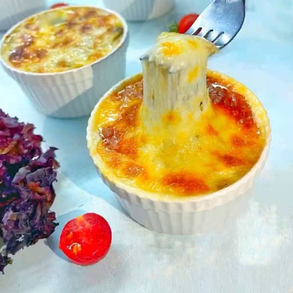 مواد لازم و آموزش ژولین مرغ و قارچ برای 2 یا 4 یا 6 نفر | تناسب ساده