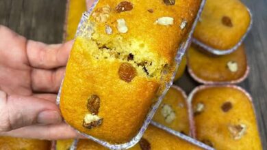 مواد لازم و آموزش کاپ کیک کشمشی خانگی (مرحله به مرحله)