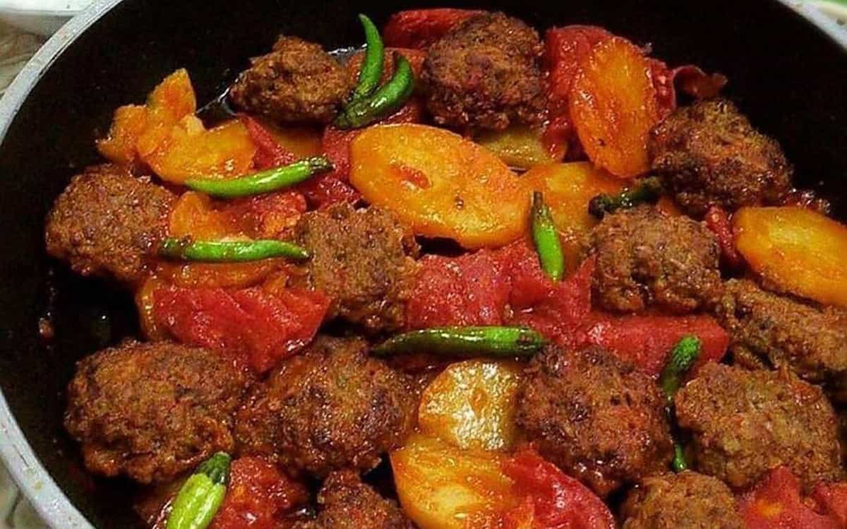 مواد لازم و آموزش کباب تابه ای بدون روغن برای 2 یا 4 یا 6 نفر | تناسب ساده