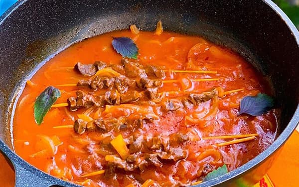 مواد لازم و آموزش کباب حسینی خانگی (مرحله به مرحله)