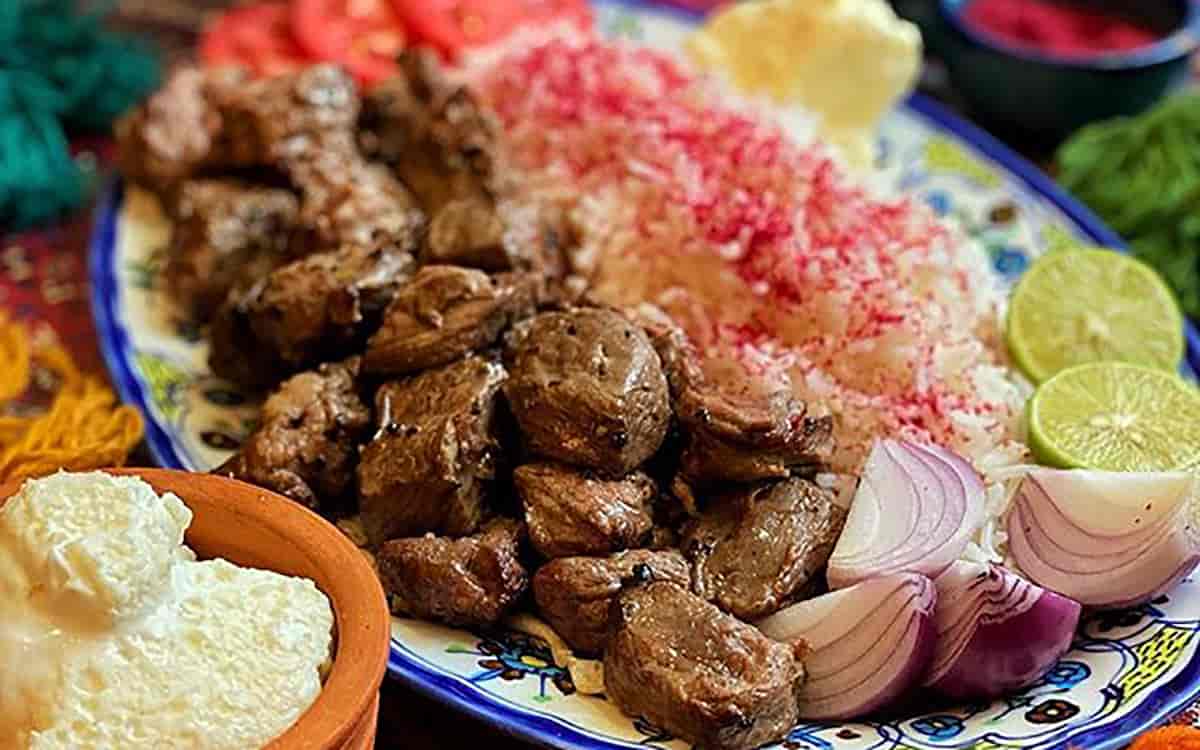 مواد لازم و آموزش کباب قشقایی برای 2 یا 4 یا 6 نفر | تناسب ساده