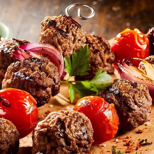 مواد لازم و آموزش کباب قلقلی برای 2 یا 4 یا 6 نفر | تناسب ساده