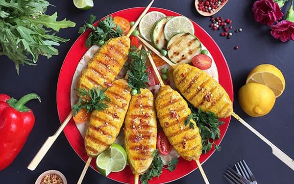 مواد لازم و آموزش کباب مرغ چوبی خانگی (مرحله به مرحله)