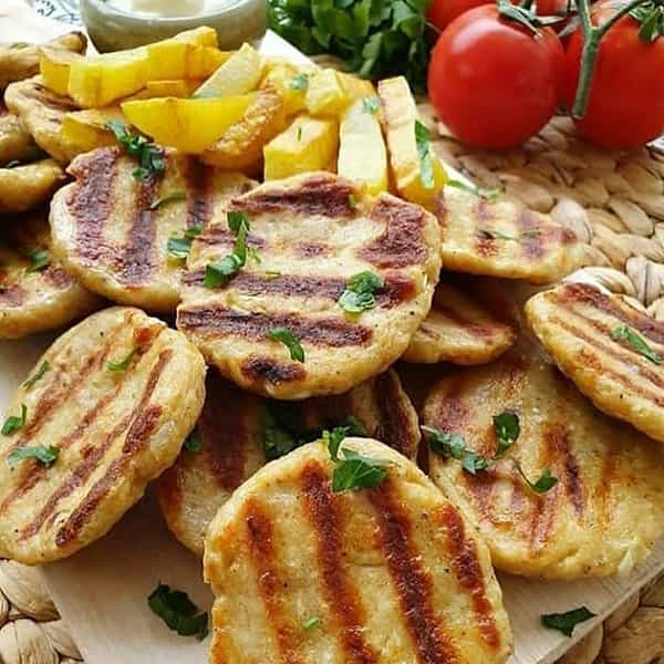 مواد لازم و آموزش کتلت مرغ کبابی برای 2 یا 4 یا 6 نفر | تناسب ساده