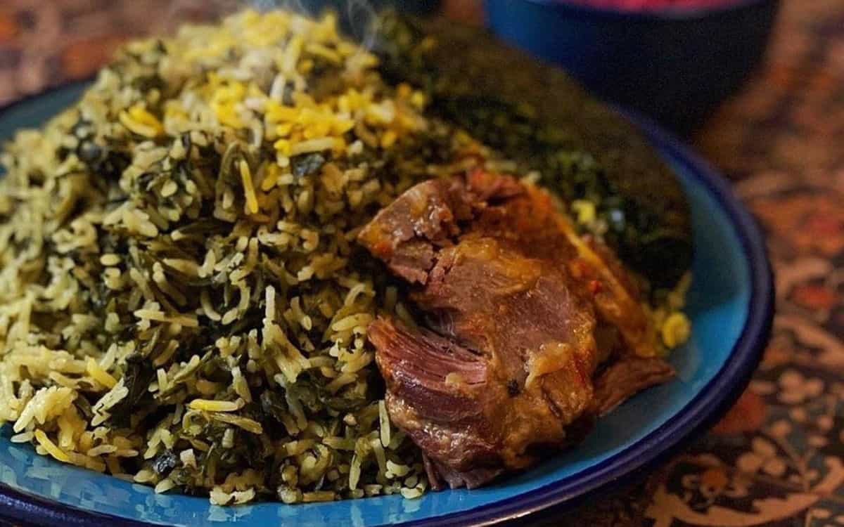 مواد لازم و آموزش کته اسفناج با گوشت برای 2 یا 4 یا 6 نفر | تناسب ساده مواد لازم و آموزش کته اسفناج با گوشت برای 2 یا 4 یا 6 نفر | تناسب ساده