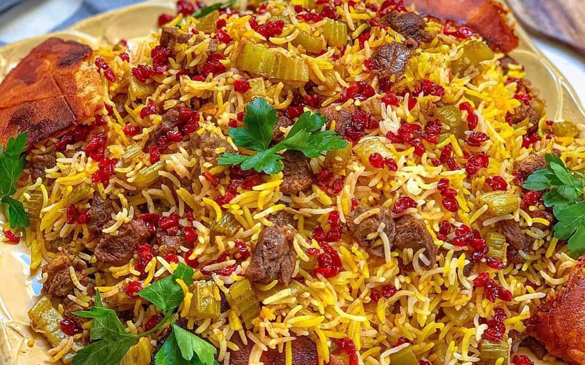 مواد لازم و آموزش کرفس پلو برای 2 یا 4 یا 6 نفر | تناسب ساده مواد لازم و آموزش کرفس پلو برای 2 یا 4 یا 6 نفر | تناسب ساده