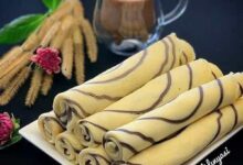 مواد لازم و آموزش کرپ دو رنگ زبرا خانگی (مرحله به مرحله)