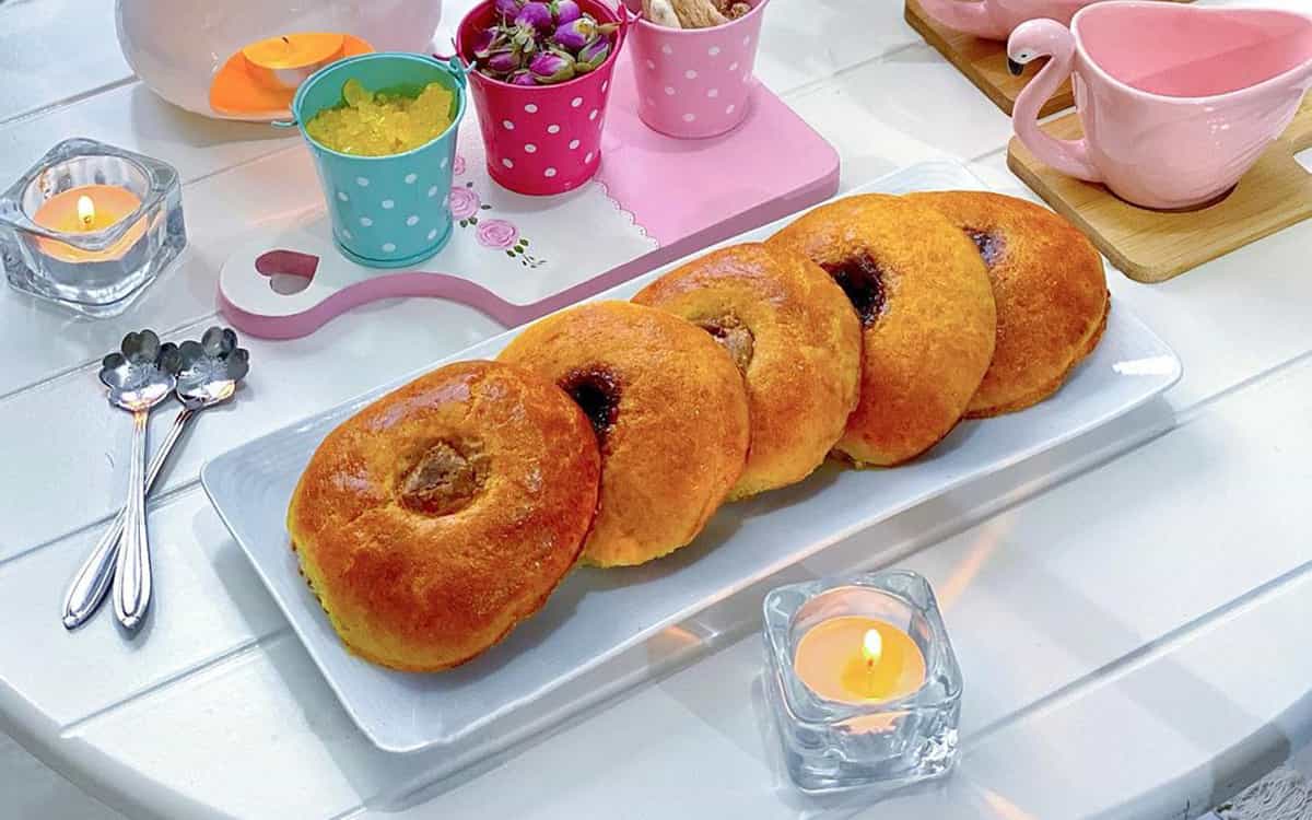 مواد لازم و آموزش کلوچه مربایی خانگی (مرحله به مرحله)