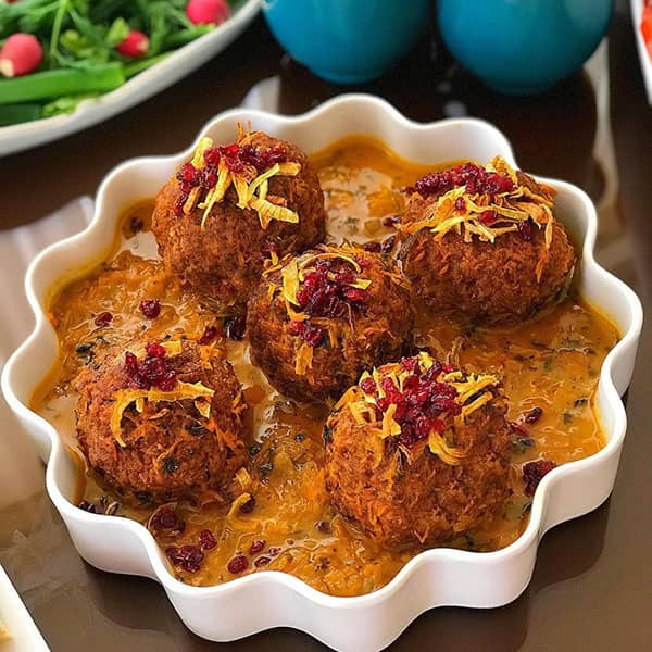 مواد لازم و آموزش کوفته هلو برای 2 یا 4 یا 6 نفر | تناسب ساده