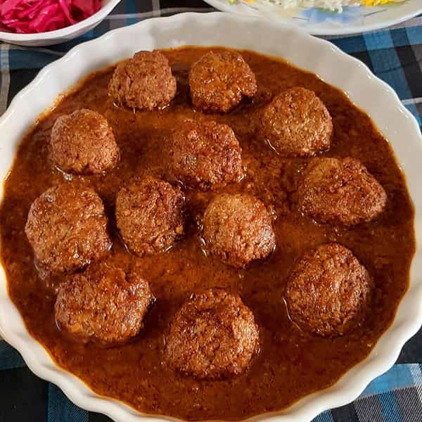 مواد لازم و آموزش کوفته گردو و رب انار برای 2 یا 4 یا 6 نفر | تناسب ساده مواد لازم و آموزش کوفته گردو و رب انار برای 2 یا 4 یا 6 نفر | تناسب ساده