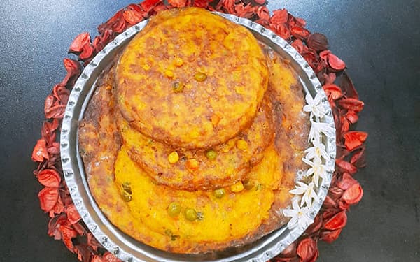 مواد لازم و آموزش کوکوی سبزیجات خانگی (مرحله به مرحله)