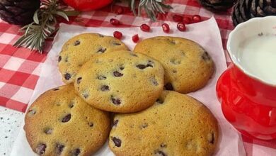 مواد لازم و آموزش کوکی انار خانگی (مرحله به مرحله)