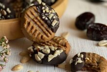 مواد لازم و آموزش کوکی خرما خانگی (مرحله به مرحله)