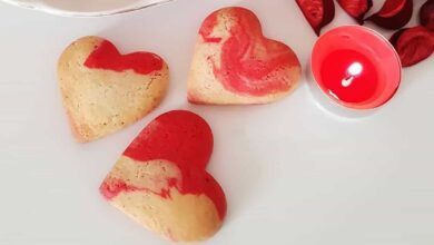 مواد لازم و آموزش کوکی قلبی خانگی (مرحله به مرحله)