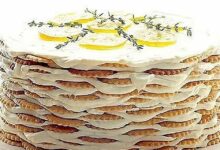 مواد لازم و آموزش کیک بیسکوییت لیمویی خانگی (مرحله به مرحله)